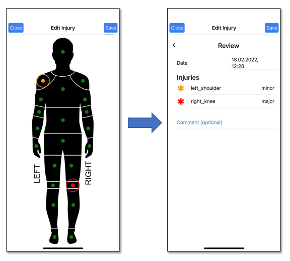 pmSys Mobile App Interface